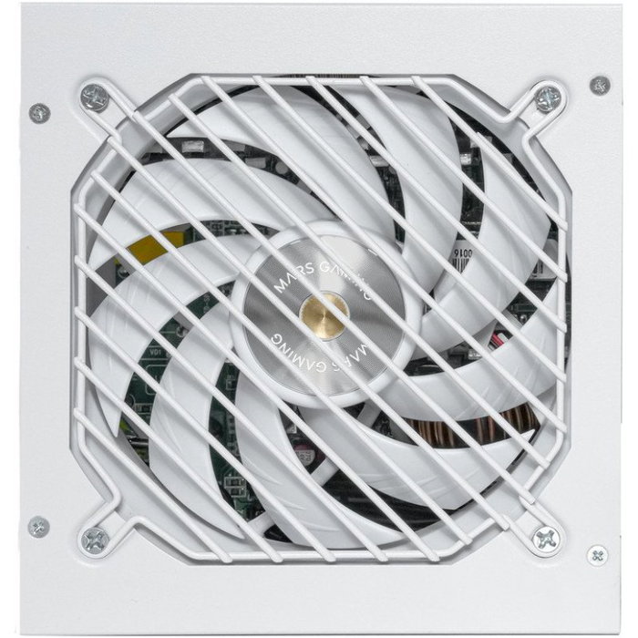 Mars Gaming Fuente de alimentación 850W Si Modular 80+ Bronze Blanco Silenciosa 90% Eficiencia